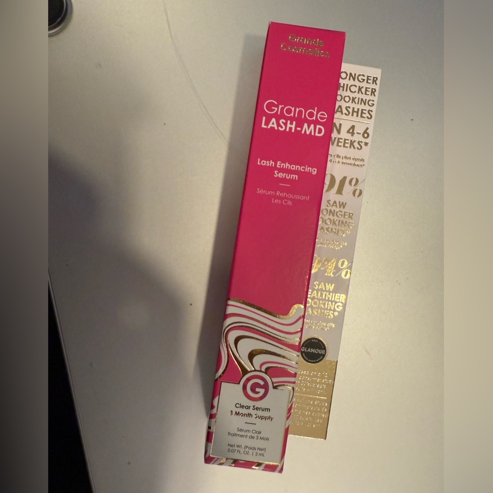 New in Box SEALED Grande Lash MD Lash Enhancing Serum 3 month Supply Eyelash